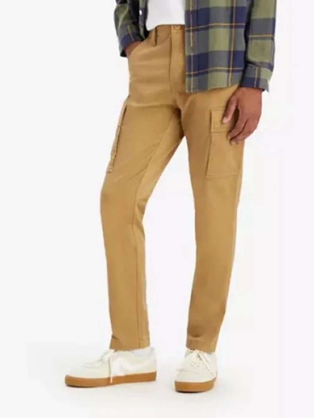 Levi's Men's Khaki Cargo Pants with Utility Pockets
